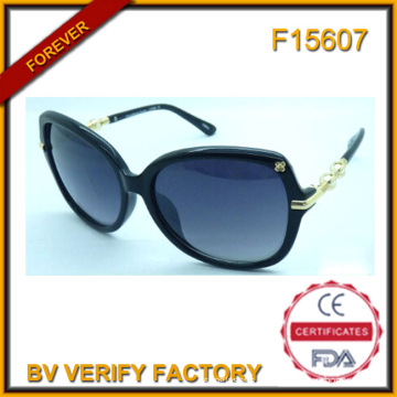 F15607 Diamond Vêtements femme soleil lunettes, usine de la Chine, FDA UV400